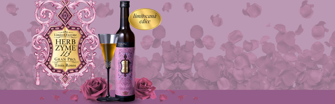 Herbzyme 113 Trois Roses: 113 rostlin, tři růže a japonské umění fermentace