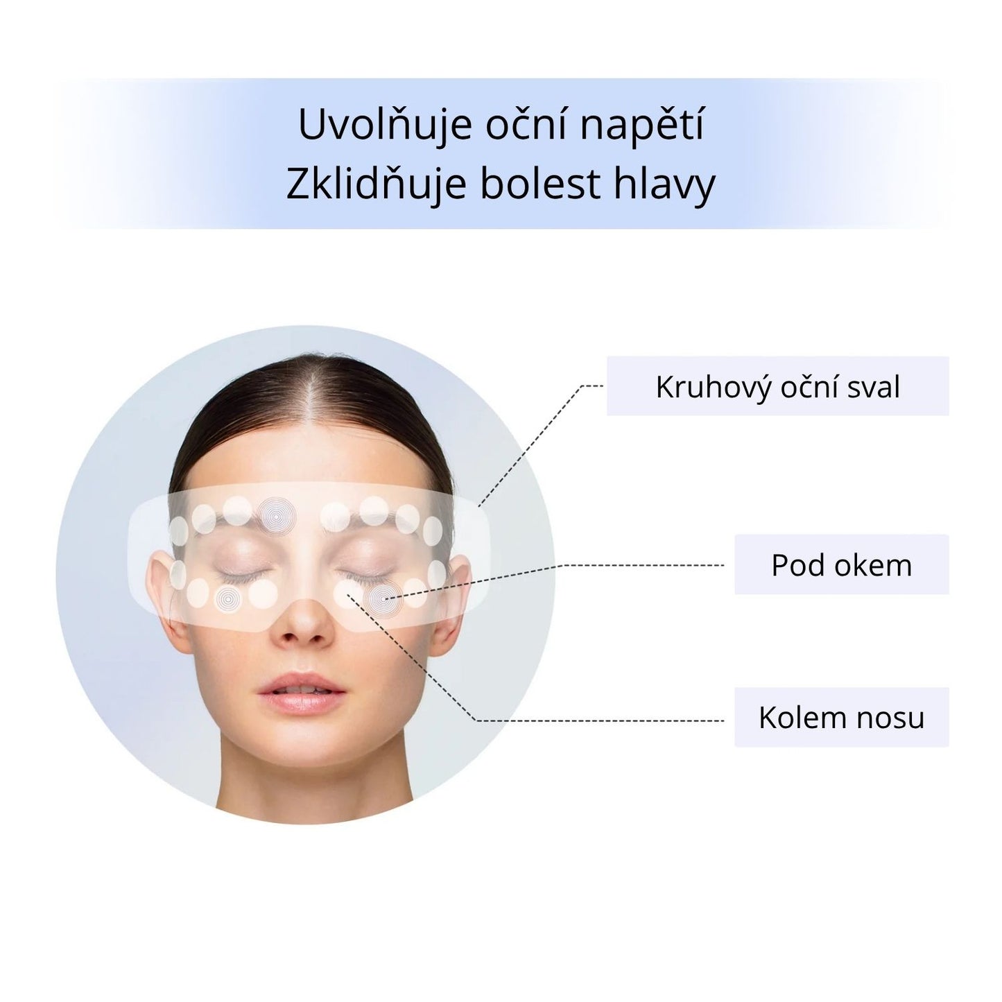 MYTREX iRhythm Vibrating Eye Massager -  POUZE NA OBJEDNÁNÍ