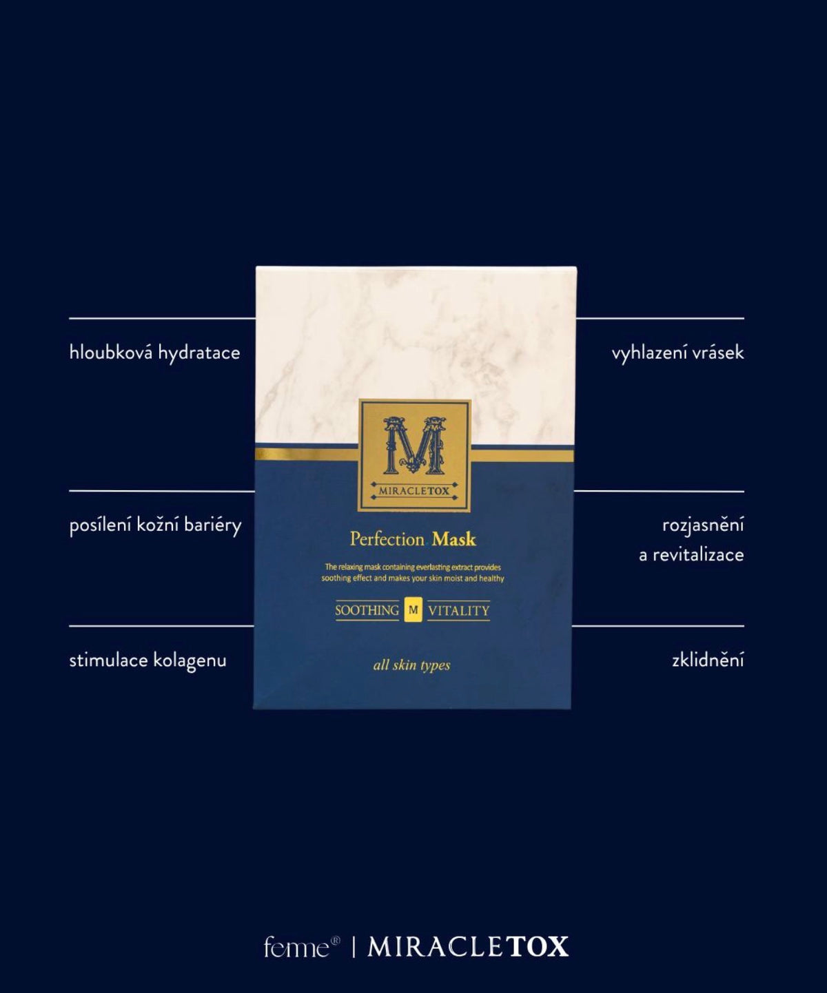 Miracletox Time Perfection Mask 4 szt.