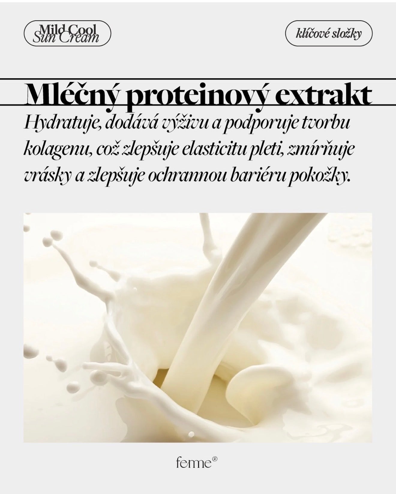 Enyhén hűsítő napozókrém