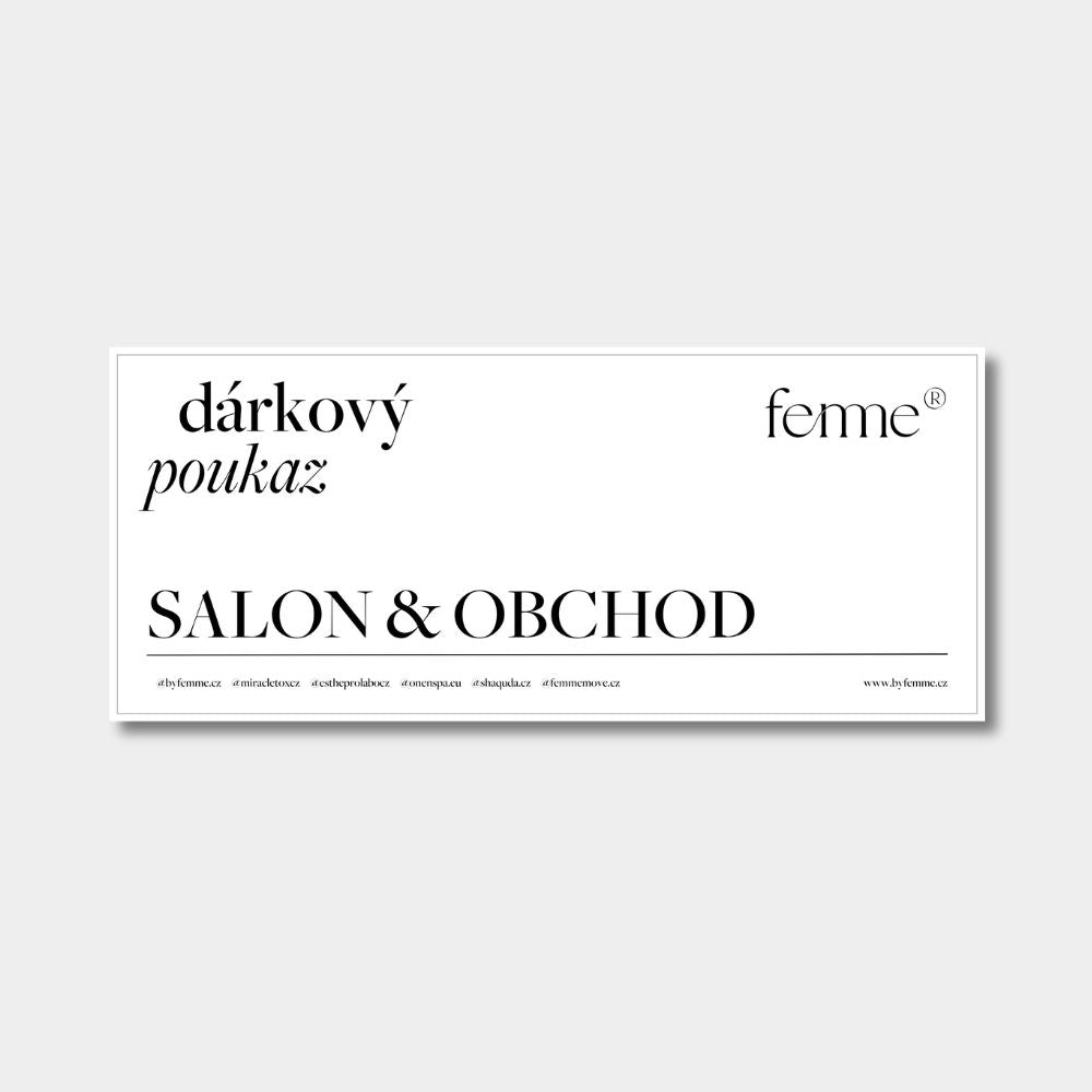 Buono regalo elettronico - solo per trattamenti e negozio Vinohrady