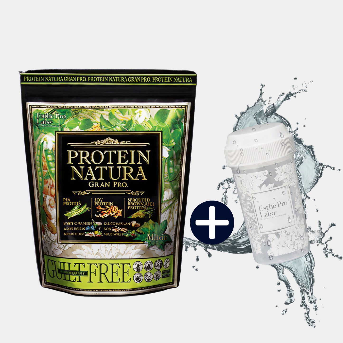 Esthe Pro Labo Protein Natura Gran Pro Matcha + Protein Shake zdarma k 840g balení